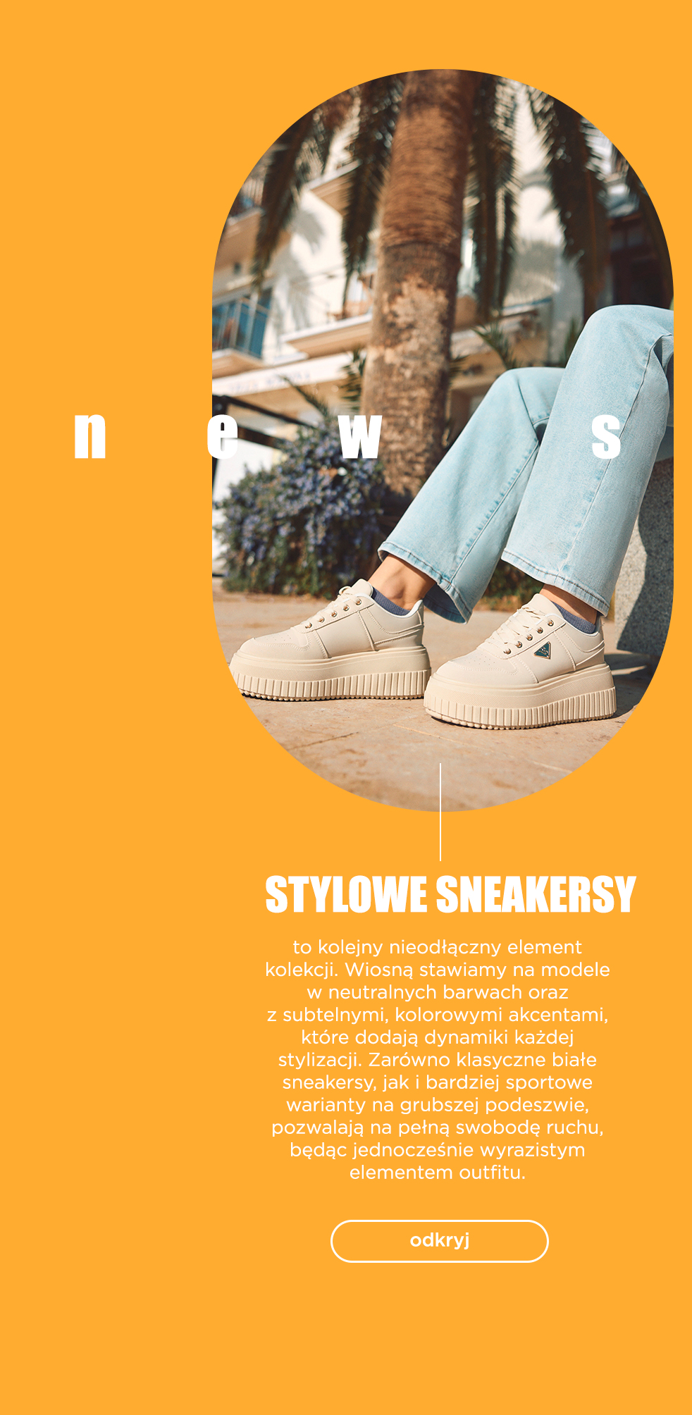 Stylowe sneakersy