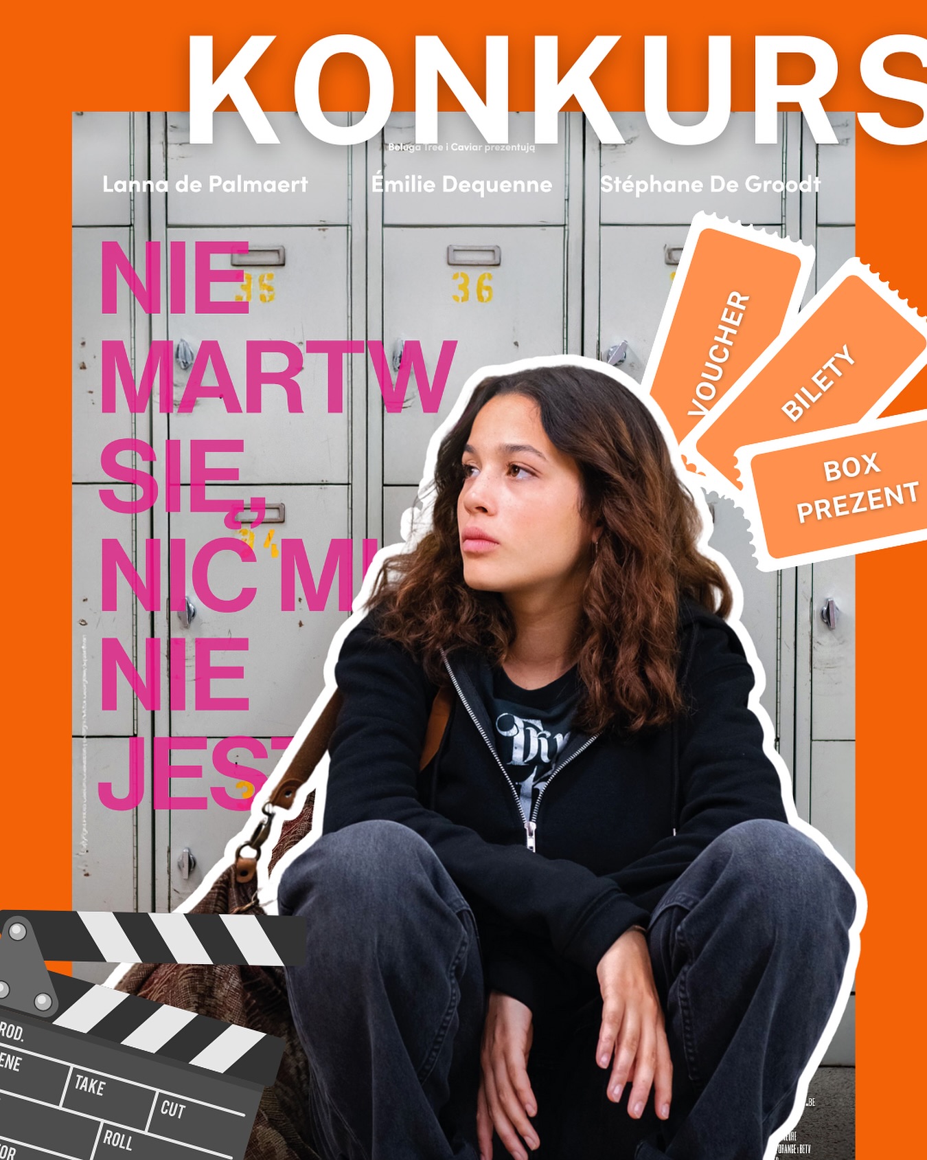 Każdy ma swoją historię.
Nie zawsze ją widać — czasem trzeba po prostu być obok. 💛Film „Nie martw się, nic mi nie jest” którego premiera już 17 jutro to głos pokolenia, które warto usłyszeć.🍿 Mamy dla Was bilety na seans w najbliższą sobotę w Heliosie w Warszawie oraz specjalne prezenty:)
Weź udział w konkursie i wygraj nagrody!💬 Zadanie konkursowe:
👉 Napisz w komentarzu, kogo zabierzesz ze sobą na ten film i dlaczego?
👉 Oznacz osobę, którą zabierasz na seans🎟️ 3 osoby nagrodzimy:
-> podwójnymi biletami do kina na seans w tę sobotę w Warszawie
-> voucherem do prezentmarzen.com (kategoria: prezent dla nastolatków) o wartości 200 zł
-> voucherem o wartości 100 zł do wykorzystania na stronie born2be.plKonkurs trwa tylko do jutra do końca dnia 17.10, a wyniki już jutro wieczorem w komentarzu pod postem konkursowym :)
Spieszcie się i good luck!
Wygrywają najbardziej kreatywne komentarze.
Powodzenia!