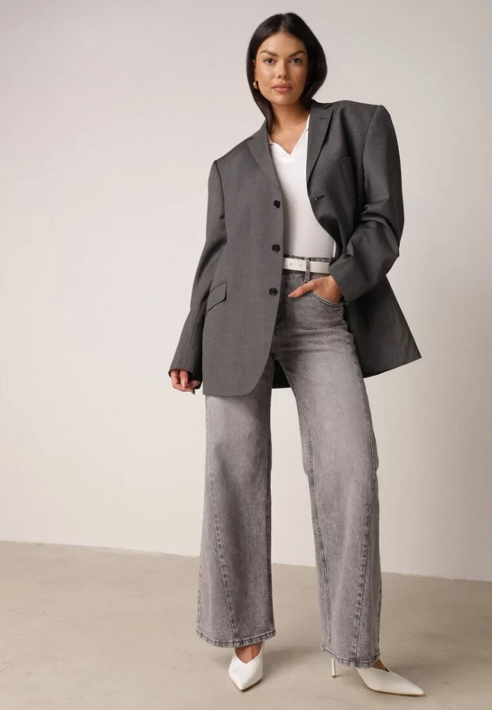 szary - stylizacje na co dzień i większe wyjścia 