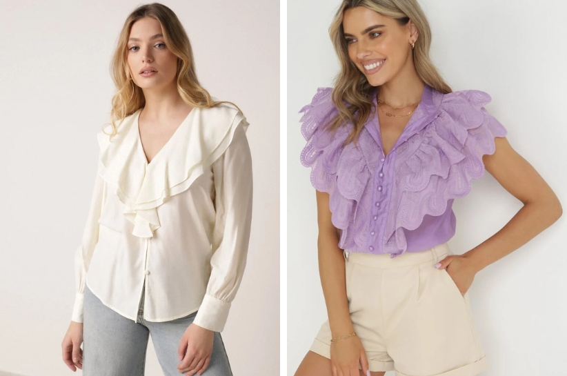 Koszula z falbankami, w której poczujesz się wyjątkowo! Odkryj ten fason na nowo
