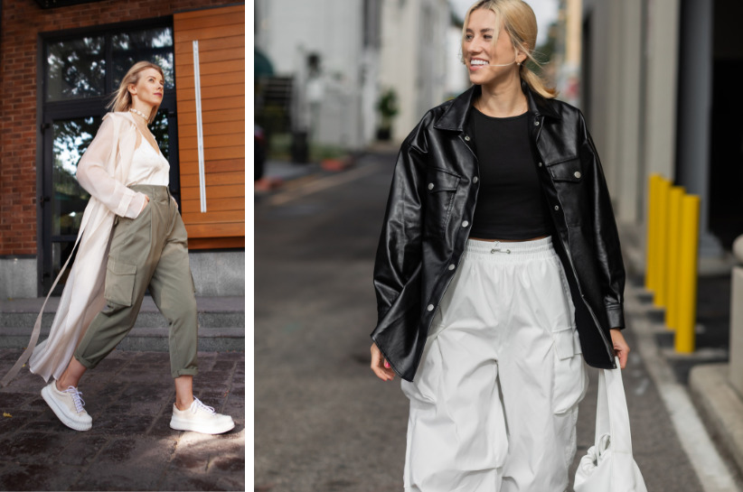 Hit mody streetwearowej – zobacz spodnie cargo w stylizacjach na wiosnę i lato 2023