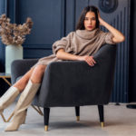 Modne sukienki dzianinowe