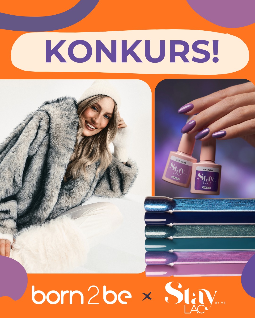 ❄️ZIMA W PEŁNI! A my mamy dla Was KONKURS❄️Co należy zrobić, by wygrać? To proste!🌟Będzie nam miło, jeśli polubisz ten post
🌟Obserwuj profile @born2be.pl i @staylac.pl
🌟W komentarzu pod tym postem napisz, jakie kolory wprawiają Cię w zimowy nastrój i dlaczego?
🌟Zaproś do zabawy bliską osobę oznaczając ją w komentarzu konkursowym🎁Co możesz wygrać?❄️Zestawy lakierów od @staylac.pl oraz voucher o wartości 199 zł na zakupy w sklepie @born2be_pl🔔Na odpowiedzi czekamy do 11.01 do końca dnia.3 najbardziej kreatywne odpowiedzi wybierze nasz #born2beteam w dniu 12.01, a zwycięzców ogłosimy w komentarzu konkursowym.#konkurs #born2be #lakiery #nails #stalyac