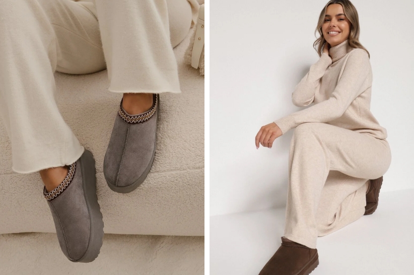 Ciepły sweter i futrzane kapcie – to zestaw ratunkowy na mroźne dni!