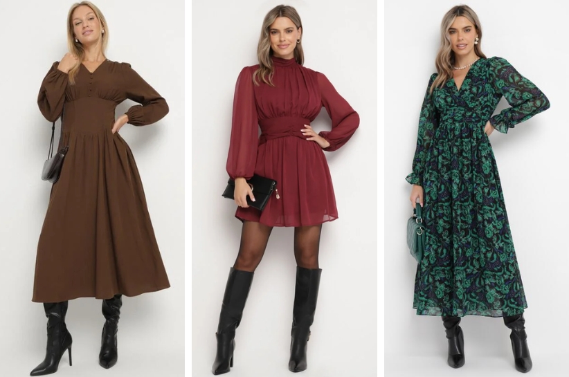 Jak dobrać sukienkę zimową do figury? TOP 3 fasony, które pokocha Twoja sylwetka