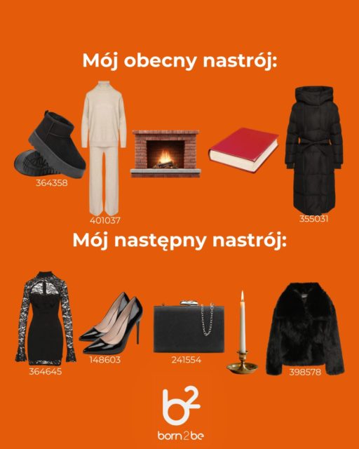 Twój obecny nastrój to ciepły dres i domowy chill, ale… Walentynki zbliżają się wielkimi krokami! Czas zamienić miękkie kapcie na zabójcze szpilki, a przytulny dres na zmysłową koronkę.
Niezależnie od tego, czy planujesz romantyczną kolację, czy wieczór z przyjaciółkami – w born2be znajdziesz look, w którym się zakochasz.