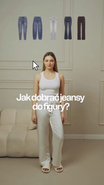 Jeansy to fundament szafy, ale ich dobór to czysta matematyka sylwetki. Zobacz, jak nasze fasony pracują z figurą:
- Szerokie nogawki (Wide Leg) budują proporcje, wydłużają nogi i ukrywają to, co chcemy zostawić dla siebie. 
- Wysoki stan magicznie podkreśla talię i trzyma sylwetkę w ryzach. 
- Klasyczne Straight idealne dla fanek minimalizmu, które szukają balansu między wygodą a elegancją. 
Który z tych modeli najlepiej pasuje do Twojej „architektury”?
🔍399602
🔍400231
🔍372456
🔍 399604
🔍402161
